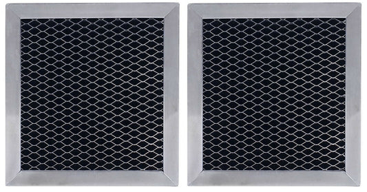 Solid Spare (2) Compatible with Whirlpool 8206230A Microwave Hood Charcoal Filters