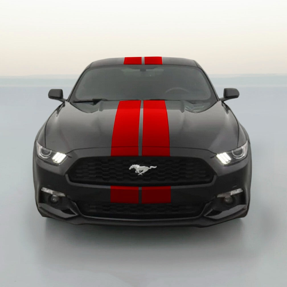 5" VINYL RALLY STRIPES RACING STRIPE KIT DECAL For FORD MUSTANG  - FREE SHIPPING