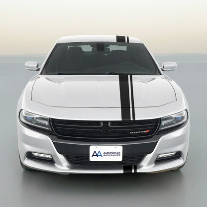6" OFFSET VINYL RALLY STRIPE RACING STRIPE KIT + BONUS KIT For DODGE CHARGER