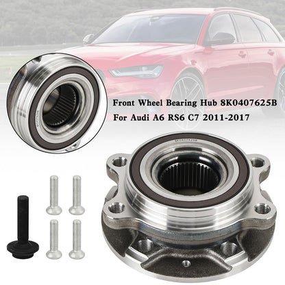 Front Wheel Bearing Hub 8K0407625B For Audi A6 RS6 C7 2011-2017 2016 2015 2014