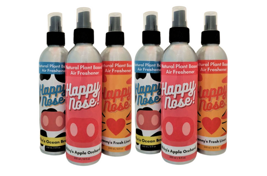 Solid Spare (2 Pack) Happy Nose! Natural Plant Based Air Freshener Trio - 3 Scents