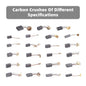 46Pcs Electric Motor Carbon Brushes 23 Sizes Replacement Repair Power Tool Part
