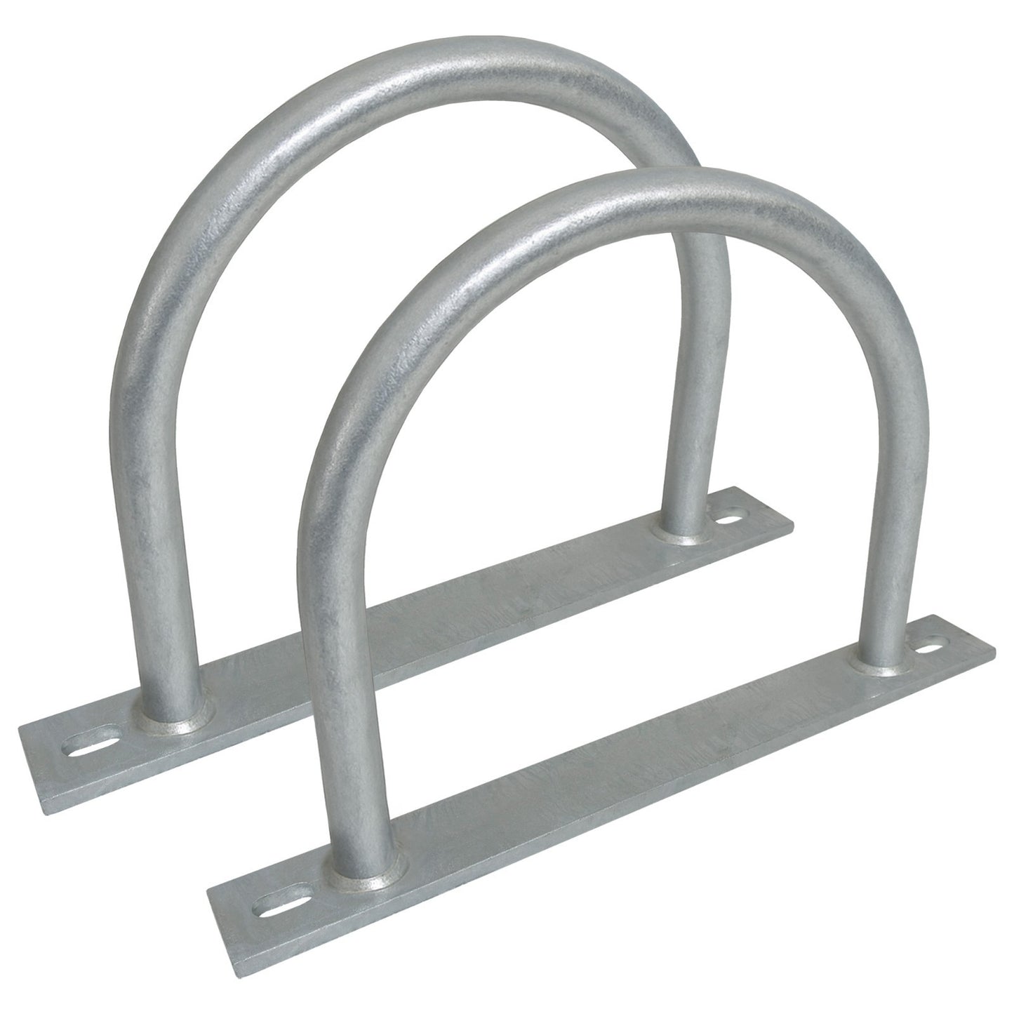 Dock Piling Hoop on Plate - 10" - Hoop Pile Holder - 2" Plate, 3/8" thick (2)
