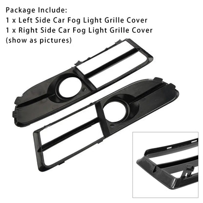 1 Pair Front Bumper Fog Light Grill Cover Bezel For Audi A4 B7 S-Line S4 05-08??