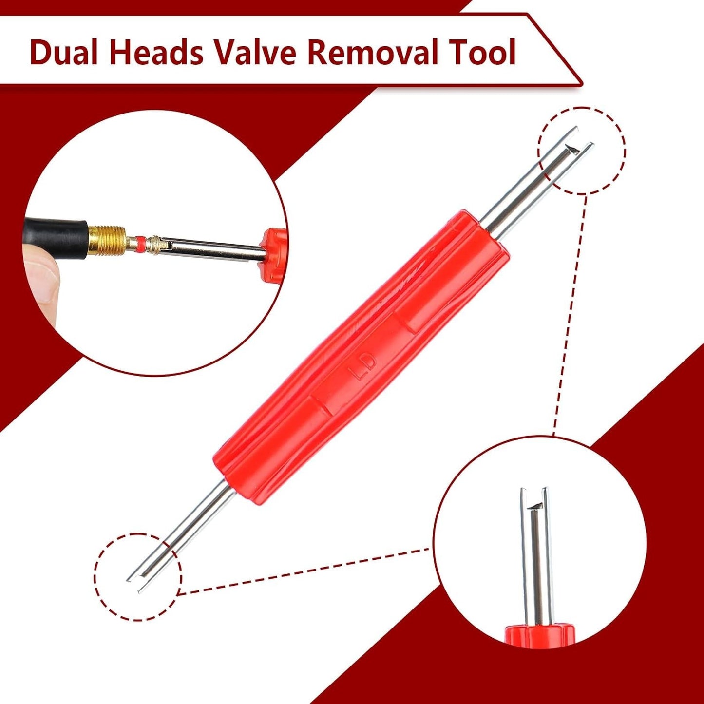 Tire Valve Stem Core Replacement Tool Kit TR413 Valve Core Remover Installer