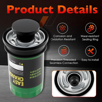 Oil Filter AUC12916 For John Deere E120 E130 E150 E160 E170 E180 Dry Filter