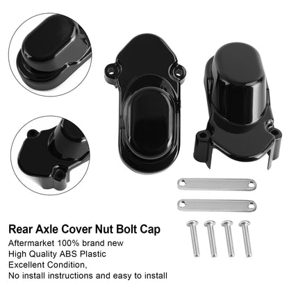 Rear Axle Cover Nut Bolt Cap For Sportster 1200 XL1200C 883 2005-2017 Black  AV