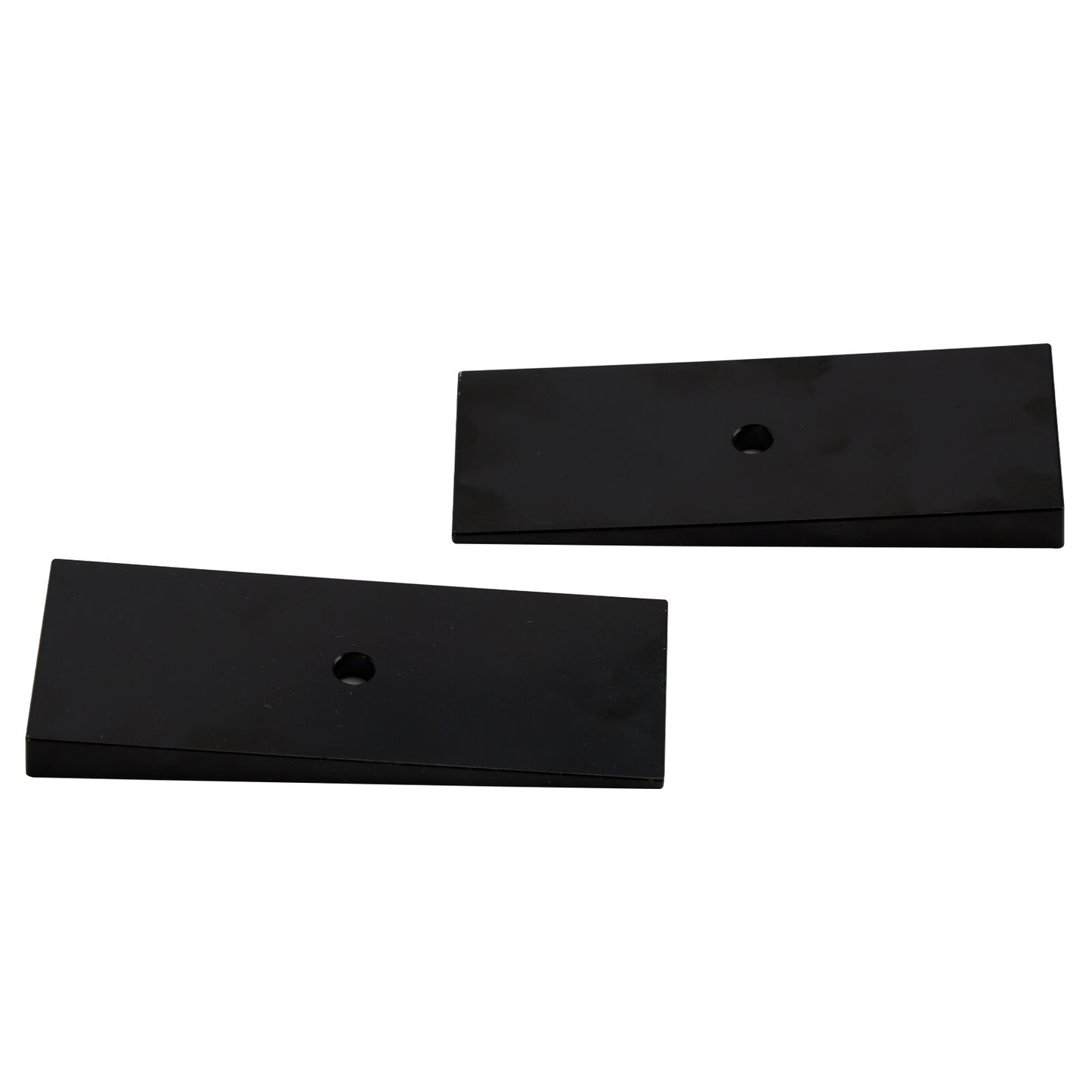 2PCS 2" Wide 4°Degree Steel Leaf Spring Degree Shims Black~·