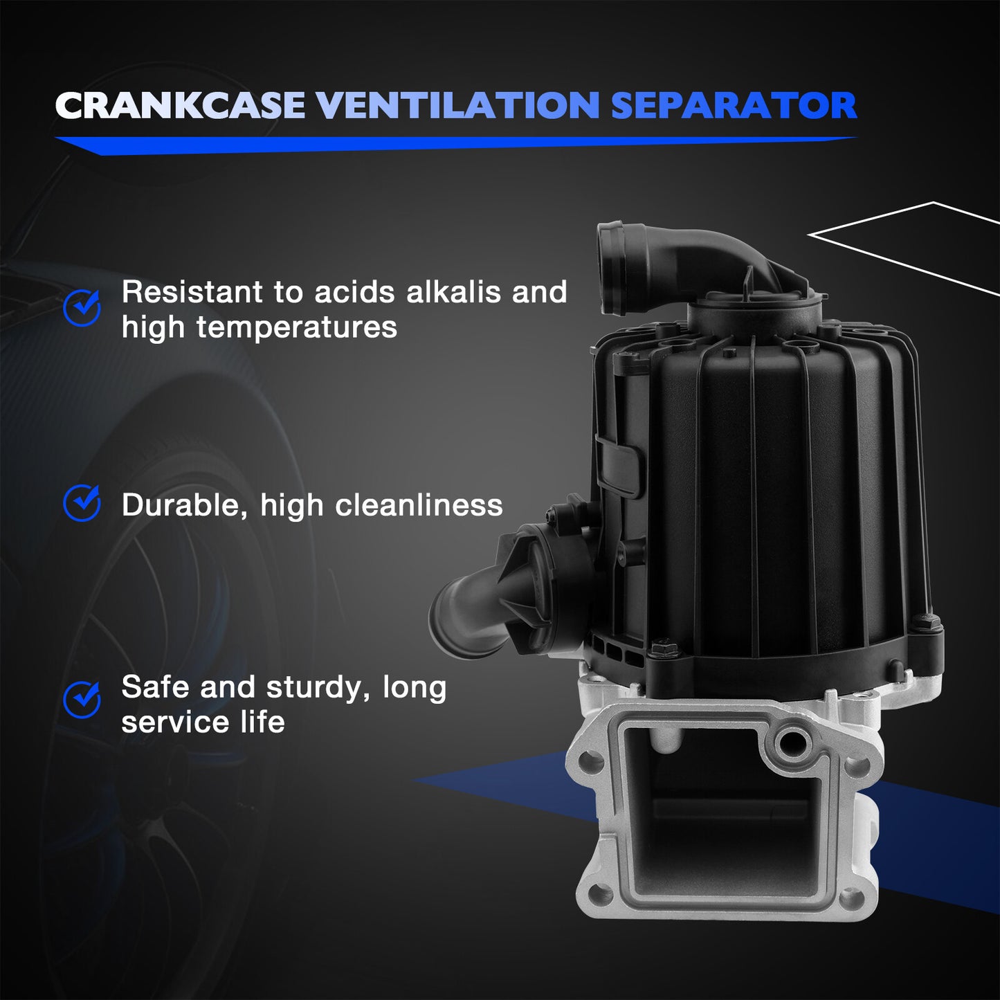 21373547 Crankcase Ventilation Filter Separator & Gasket 20532891 For Volvo D13
