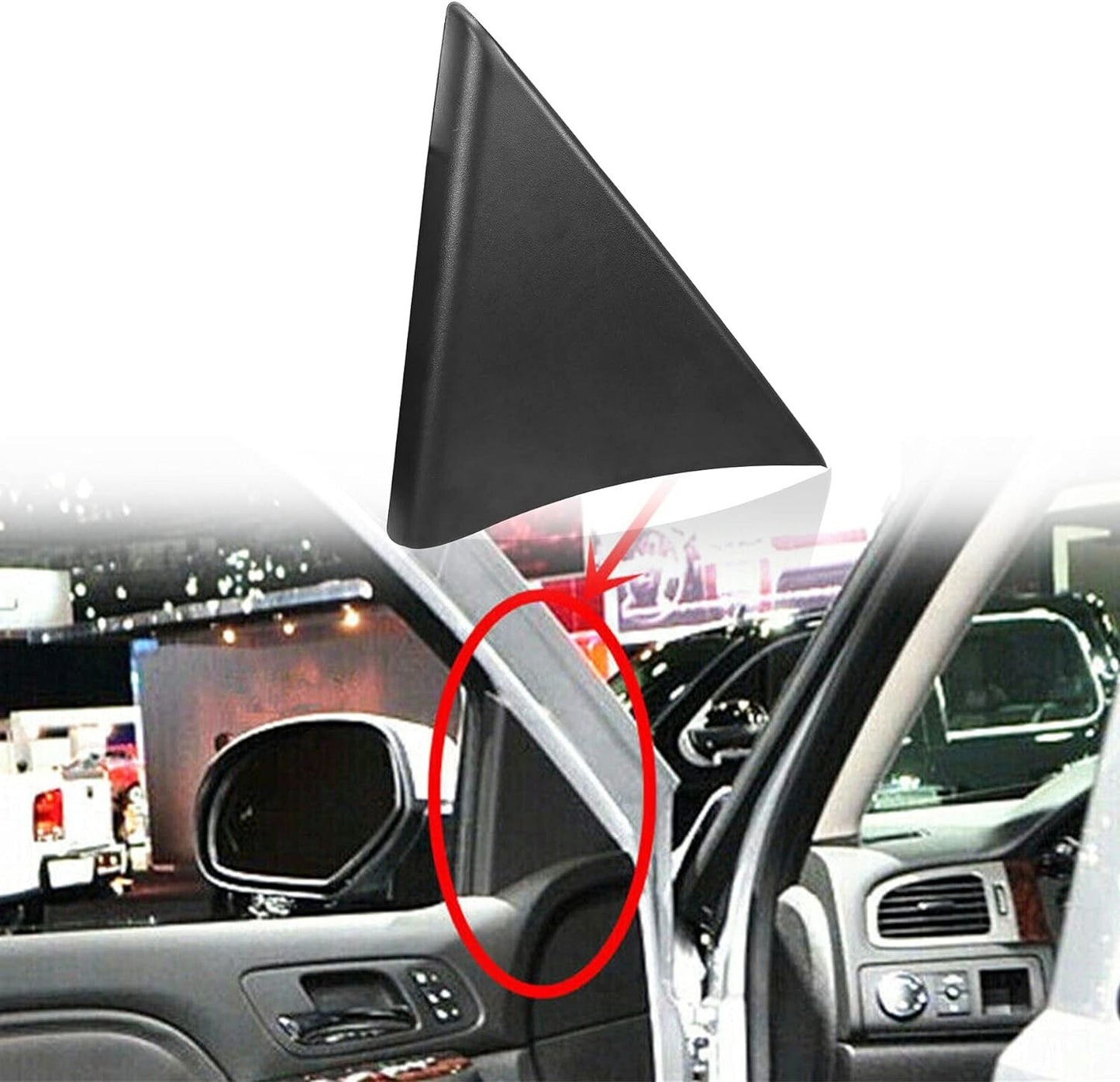 New Front Door Upper Trim Panel Left For Chevrolet Silverado GMC Sierra 25857289