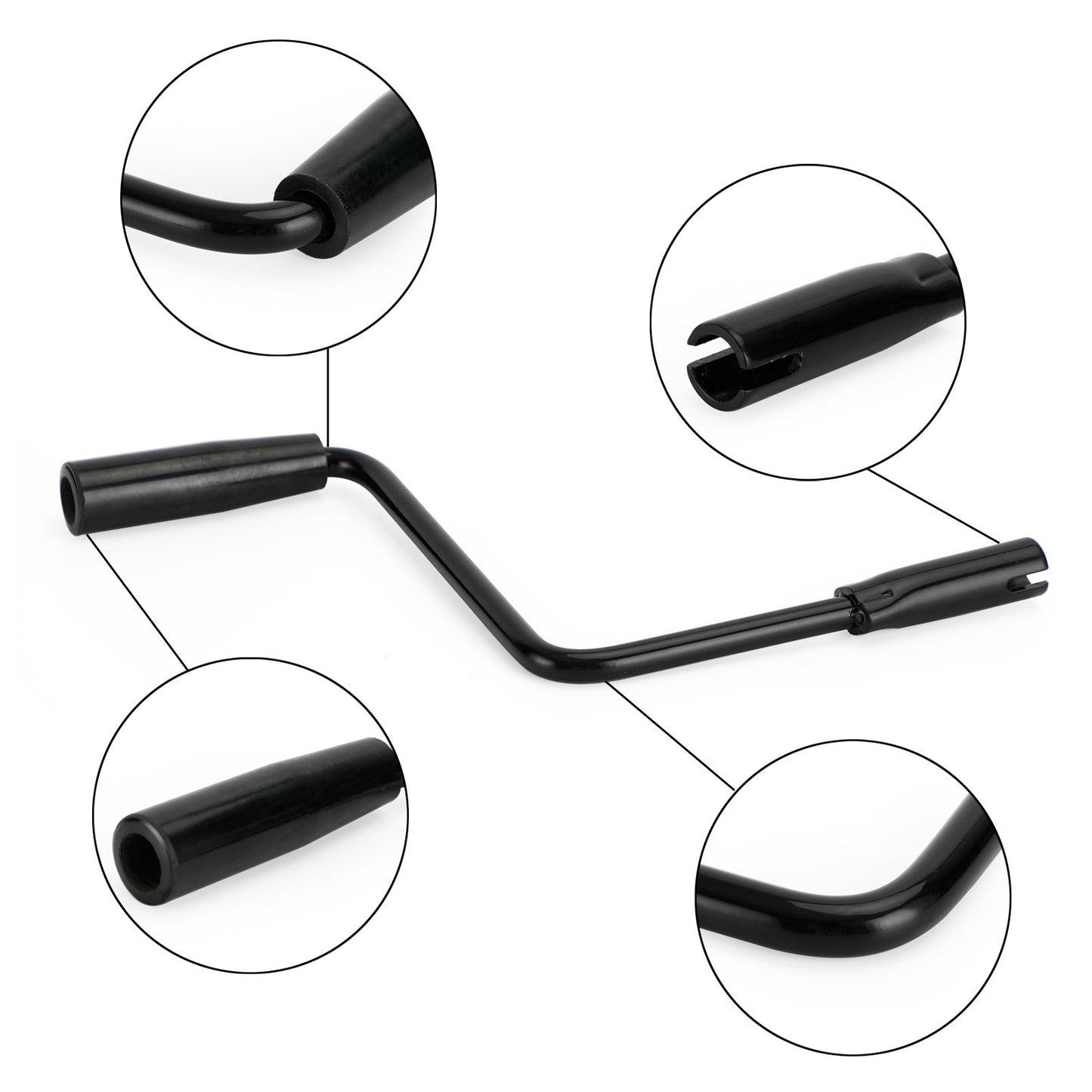 NEW Pop Up Camper Crank Handle Caravan RV Camping Canopy Rocker Black