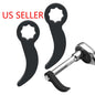 2PCS Pry Bar Wrench Adapter Head Half Shaft Removal Crowbar Ratchet Tool 1/2 in.