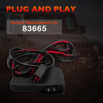 83665 Winch Remote Control For Warn M8000 M10000 M12000 HS9500 Winch Controller