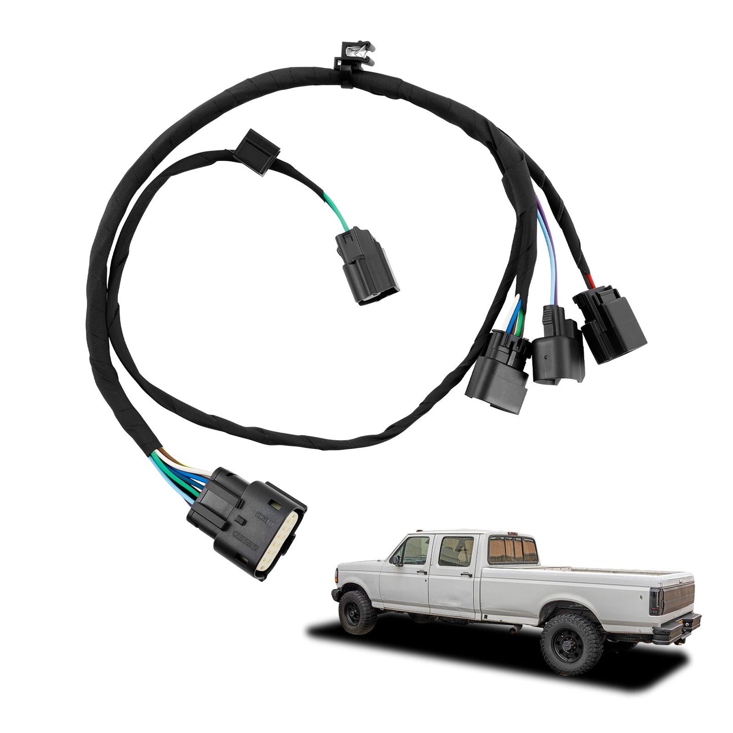 Rear Tailgate Handle Jumper Wiring Harness For 2017-19 Ford F250 F350 F450 F550