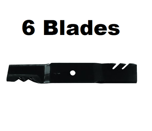 Solid Spare (6) Oregon Gator Blades Replaces 60" Kubota ZD21 DZ28 ZD323 ZD326 ZD331 ZG327