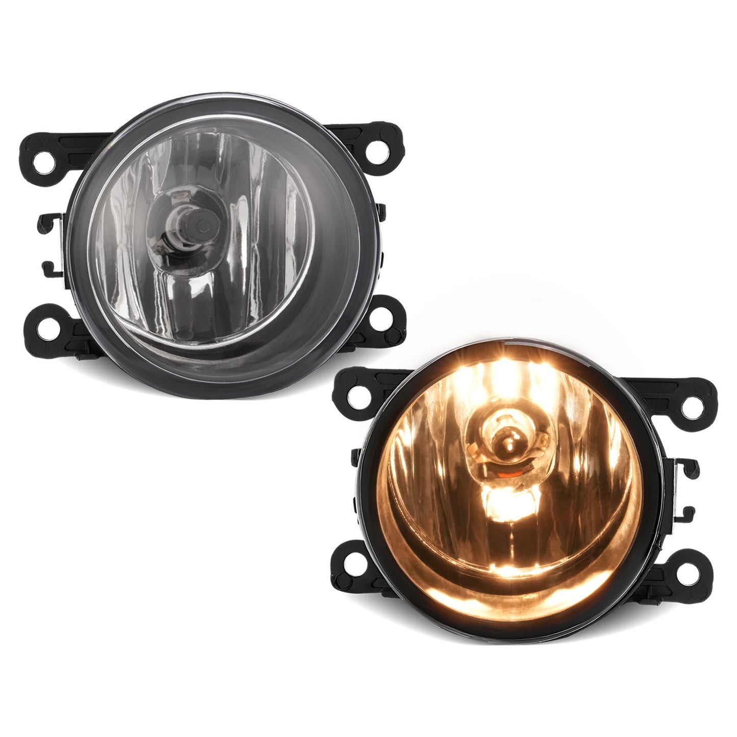 Pair For Ford Explorer 2011-2015 Clear Lens Fog Lights Bumper Lamps 2Pcs New