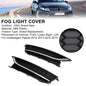 2PCS Front Driving Fog Light Cover For VW Passat 2012-2015 Black/Chrome