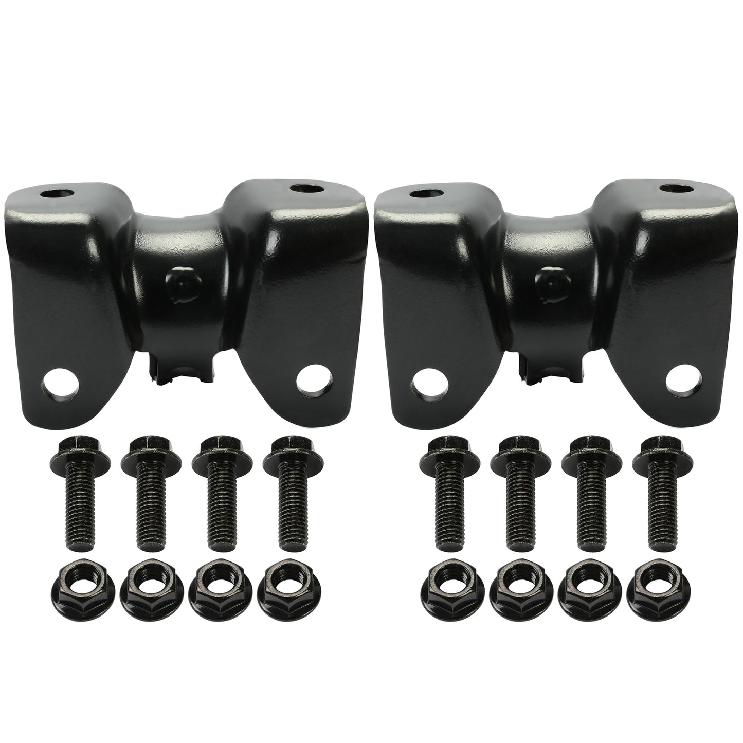 Solid Spare For 99-07 Chevy Silverado GMC Front Torsion Bar Crossmember Mount Steel 2PCS