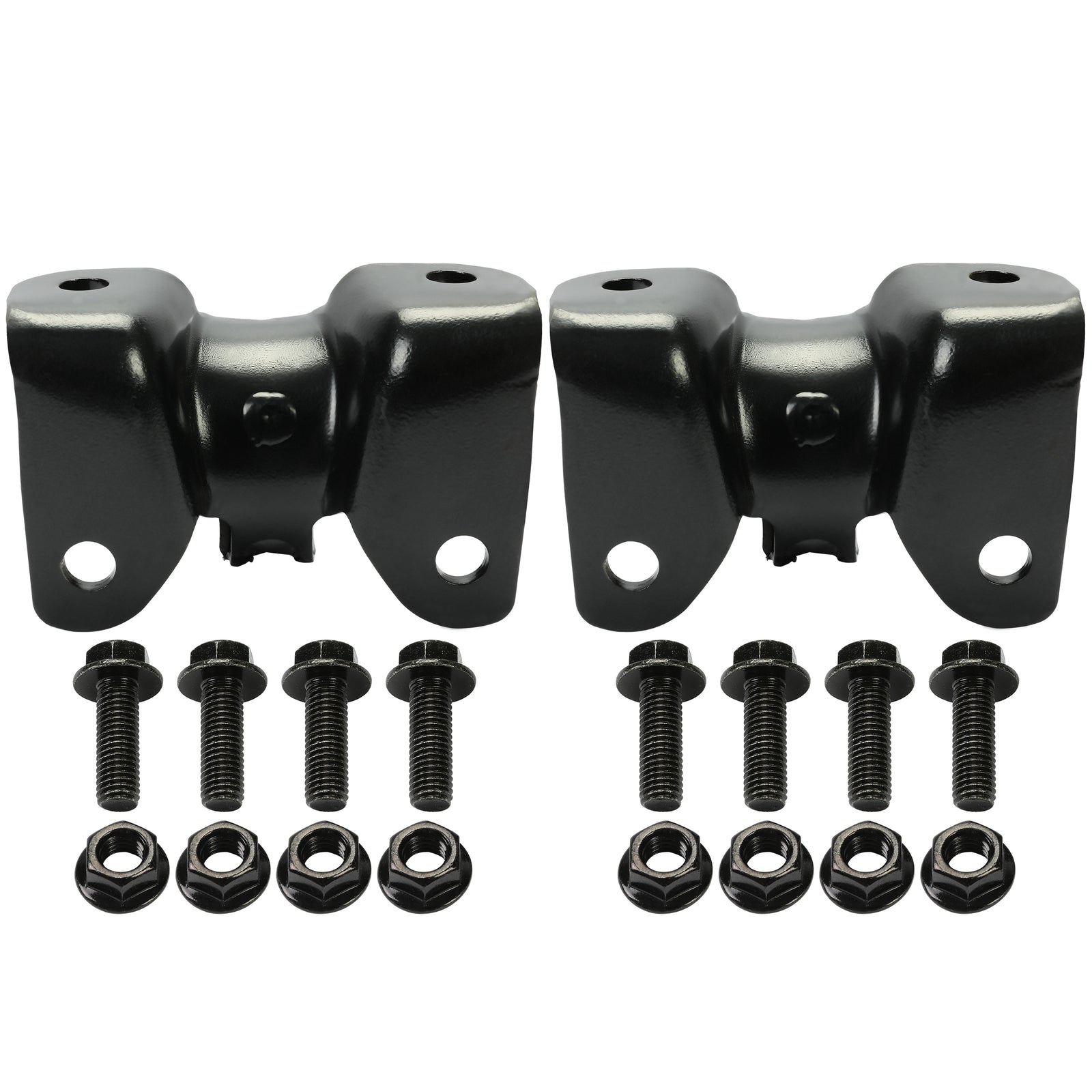 Solid Spare For 99-07 Chevy Silverado GMC Front Torsion Bar Crossmember Mount Steel 2PCS