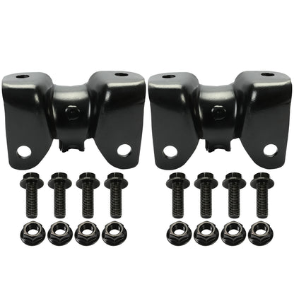 Solid Spare For 99-07 Chevy Silverado GMC Front Torsion Bar Crossmember Mount Steel 2PCS