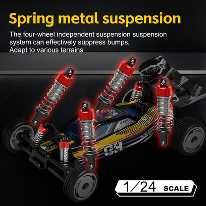 Wltoys 244016 2.4G 1:24 Scale 2WD High Speed Racing Off Road Remote Control Car