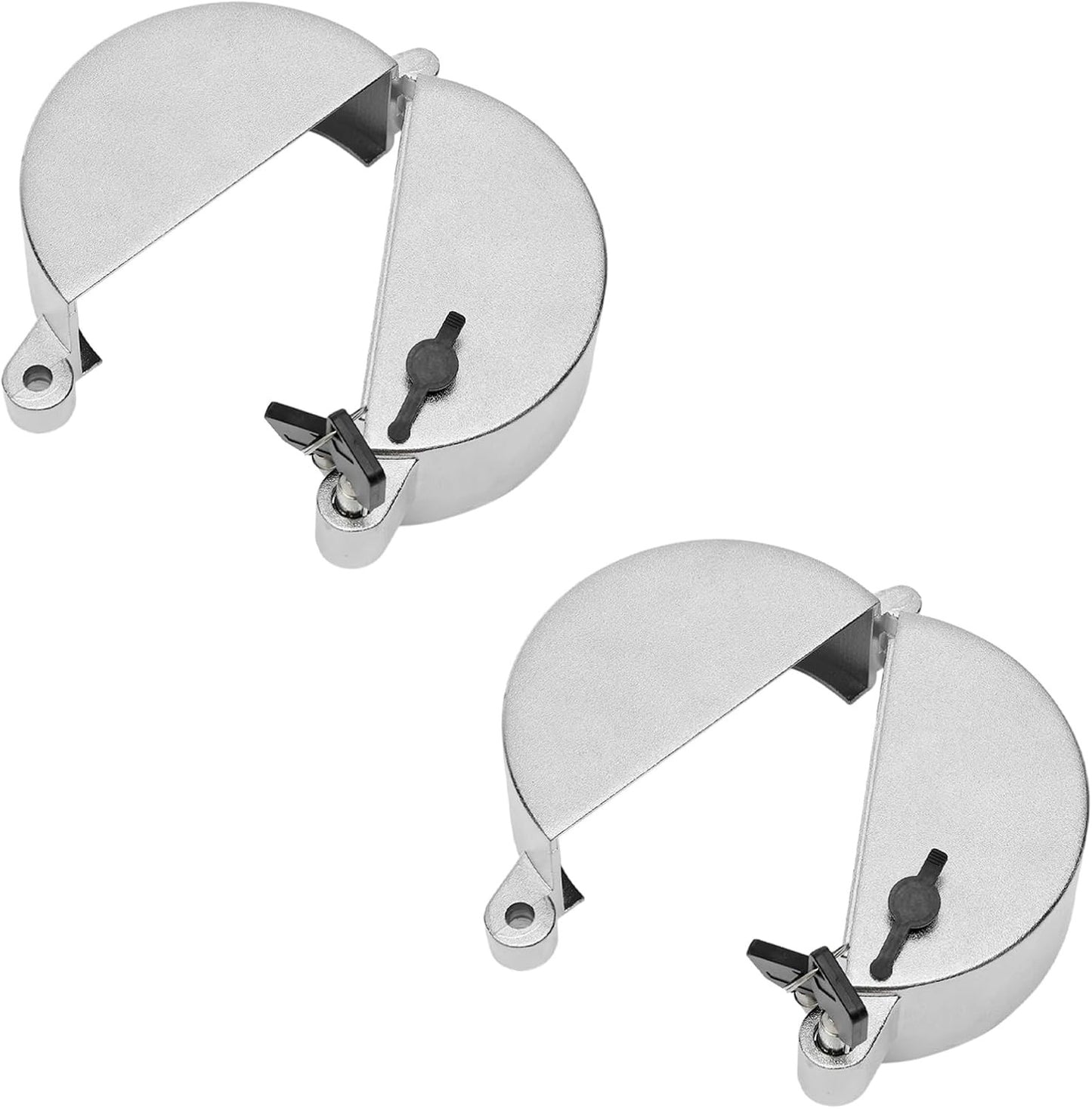 2X Semi Truck Locking Diesel Fuel Tank Cap Cover For Freightliner Western Star