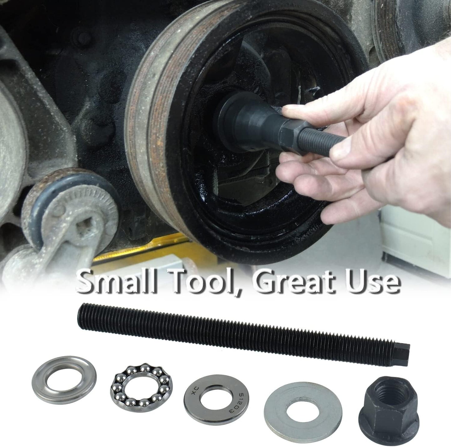 LS Harmonic Balancer Installation Tool Crank Pulley Install Compatible...