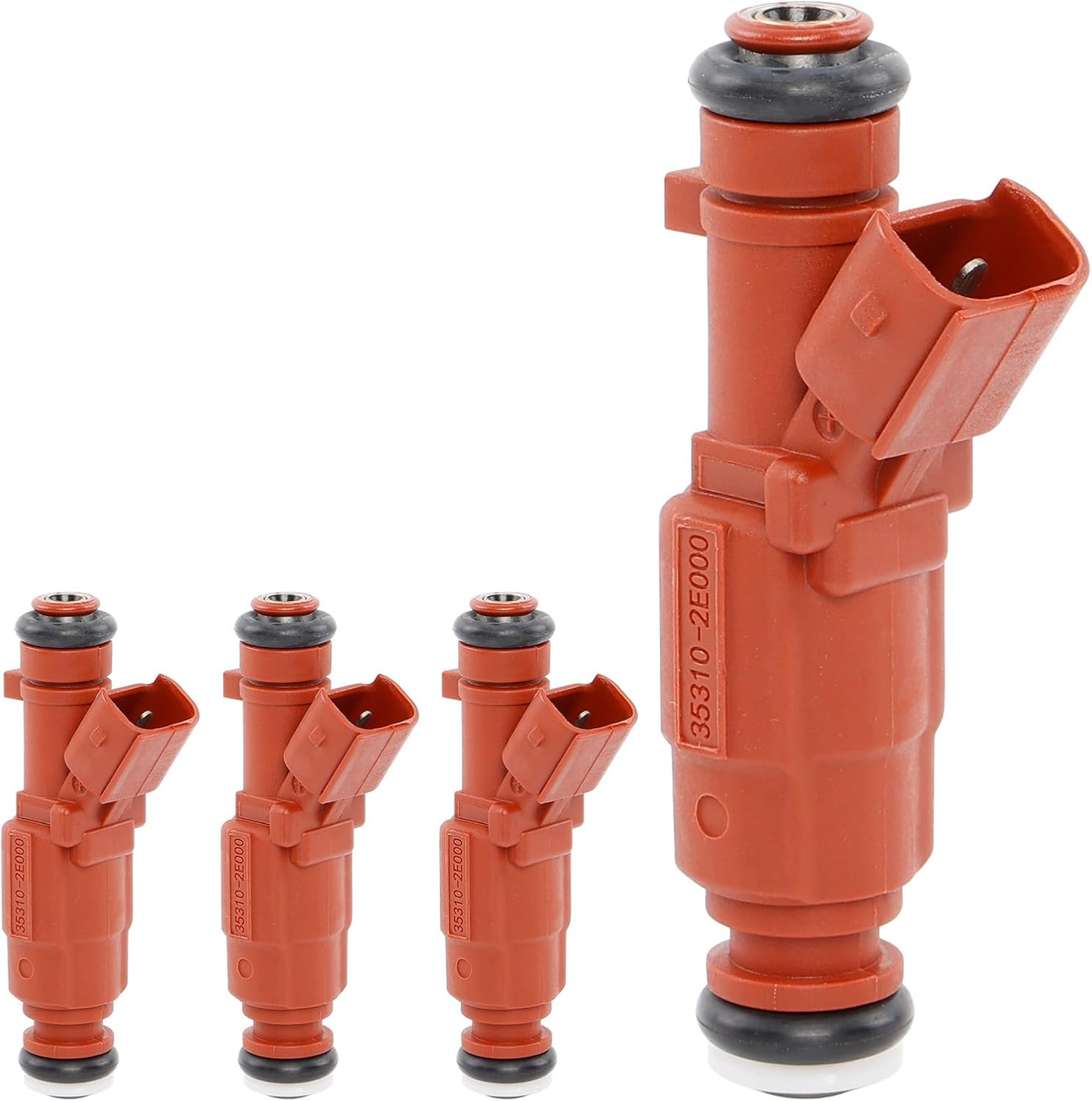 4x 35310-2E000 Fuel Injectors For 2011-2025 Hyundai Elantra Kia Forte 1.8L 2.0L