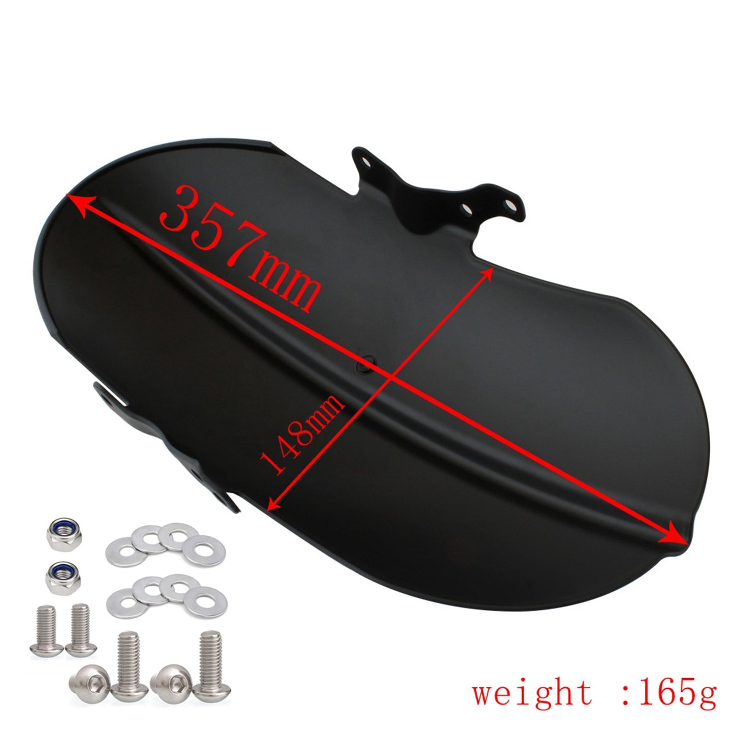 Short Front Mudguard Fit For Bonneville Speedmaster Bobber Black 1200 2018-21