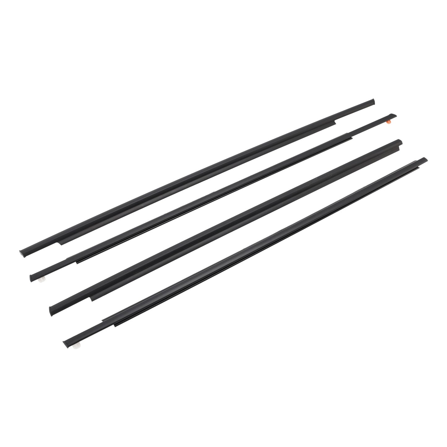 4PCS Door Glass Belt Outer Molding Weatherstrip For Toyota Prius 2004-2009