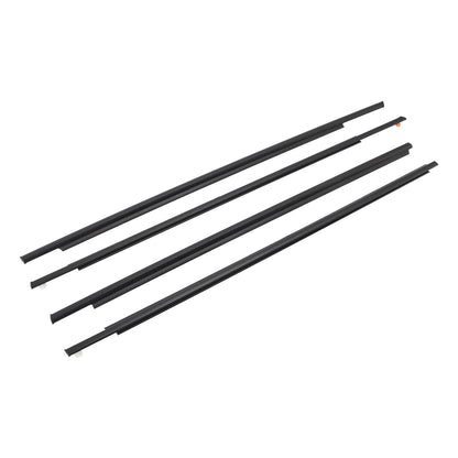4PCS Door Glass Belt Outer Molding Weatherstrip For Toyota Prius 2004-2009