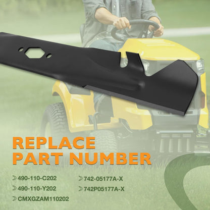 2x 21" Mower Mulching Blade Set Fits Cub Cadett XT1-LT42 XT2-LT42 490-110-C202