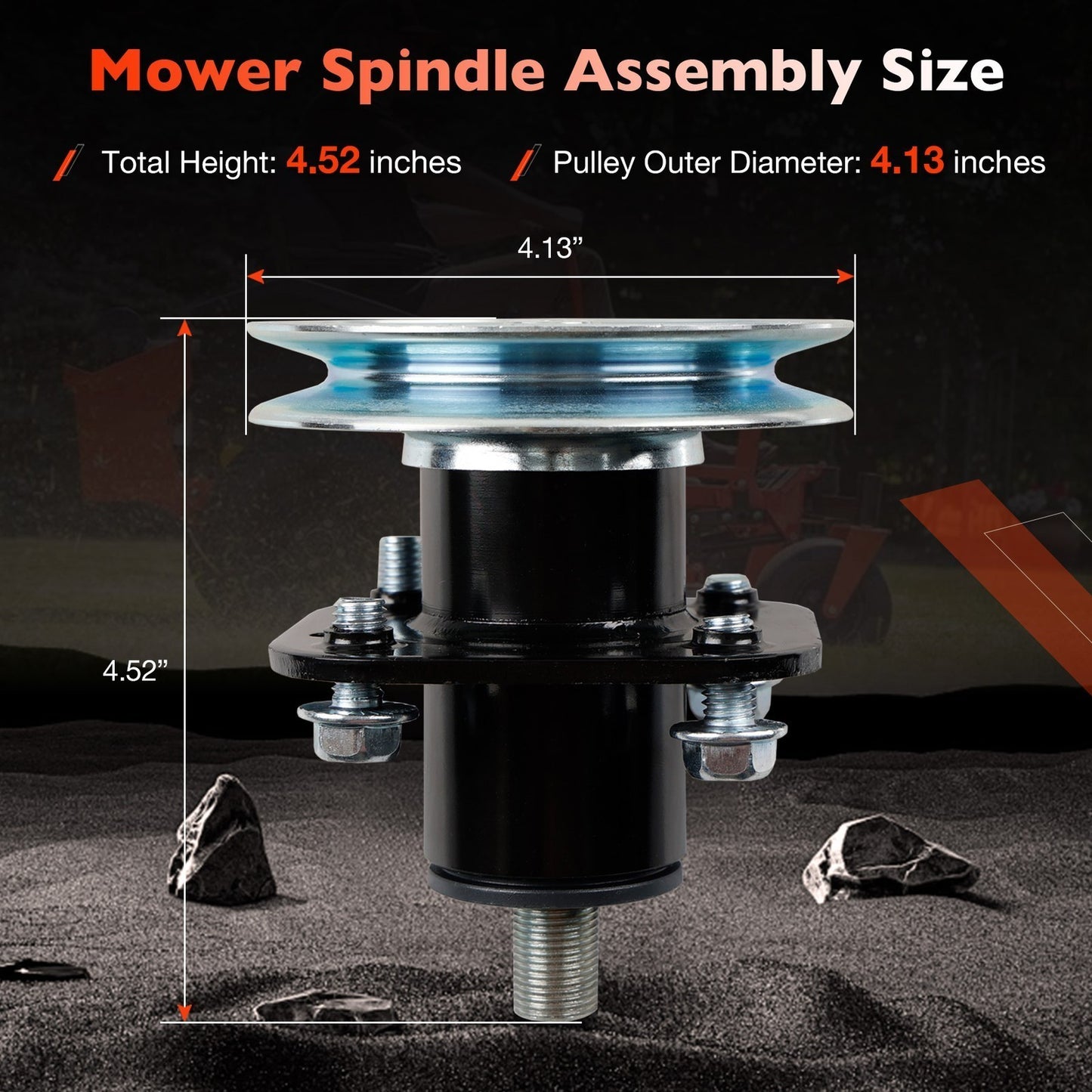 3Pcs 42 In Deck Spindle For Ariens Gravely Zoom ZT 42 CE CARB 51520900 07402200