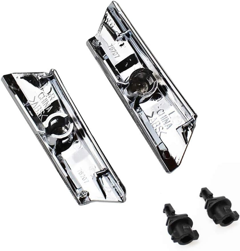 Fit LEXUS GS300 GS350 2006-2011 L&R Car Headlight Washer Nozzle Cover Chrome