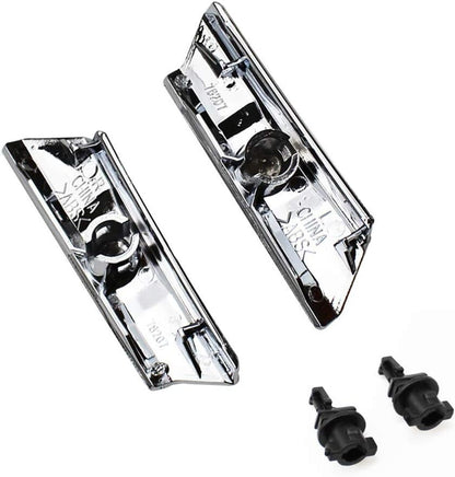 Fit LEXUS GS300 GS350 2006-2011 L&R Car Headlight Washer Nozzle Cover Chrome