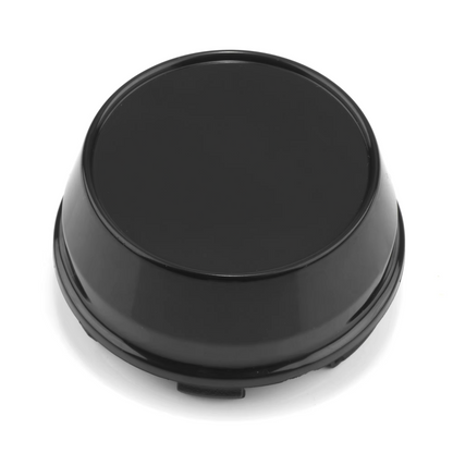 Universal 66mm OD. 6 Clips Car Wheel Rim Hub Center Caps Cover Black Pack of 4