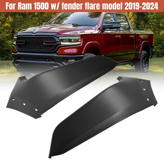 Solid Spare Front Bumper End Filler Panel Cover Left & Right For 2019-2024 Dodge Ram 1500
