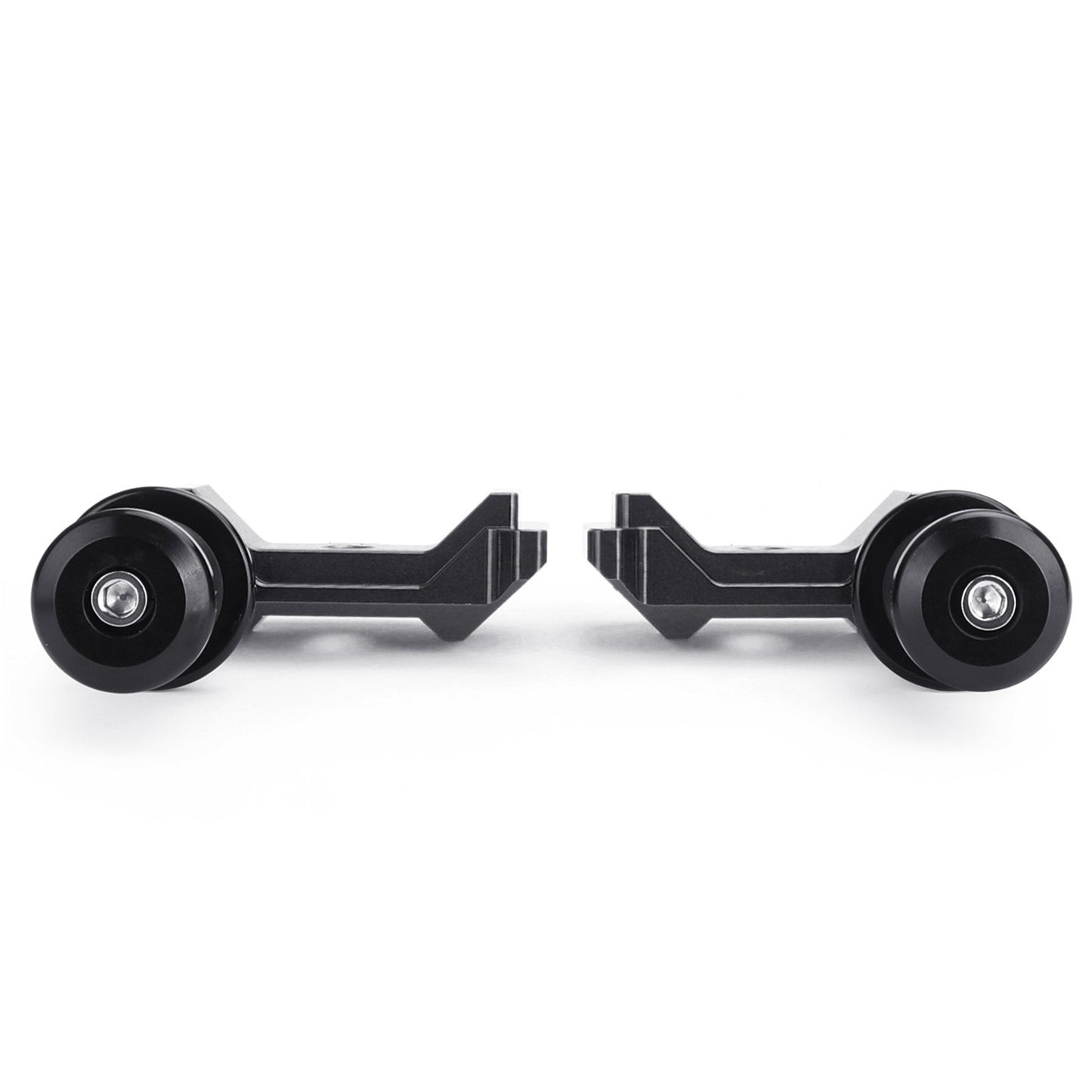 Chain Adjuster Block W/Swingarm Spools Slider For YAMAHA MT-07 FZ-07 14-18 BLK