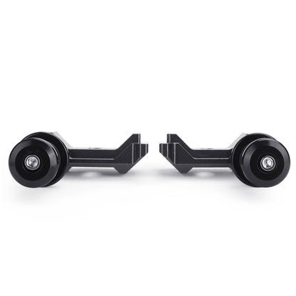 Chain Adjuster Block W/Swingarm Spools Slider For YAMAHA MT-07 FZ-07 14-18 BLK