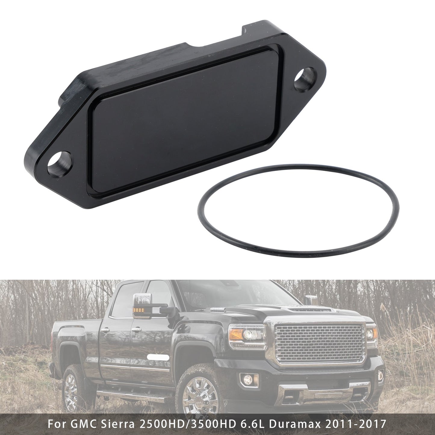 Coolant Block-Off Plate With O-Ring Seal DP0402 For Chevy GMC 6.6L Duramax 01-17