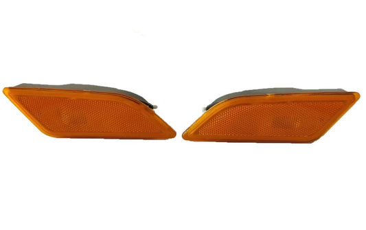 Solid Spare Pair Left&Right Bumper Marker Lights For 2012-2015 Mercedes Benz C250 C300 C350