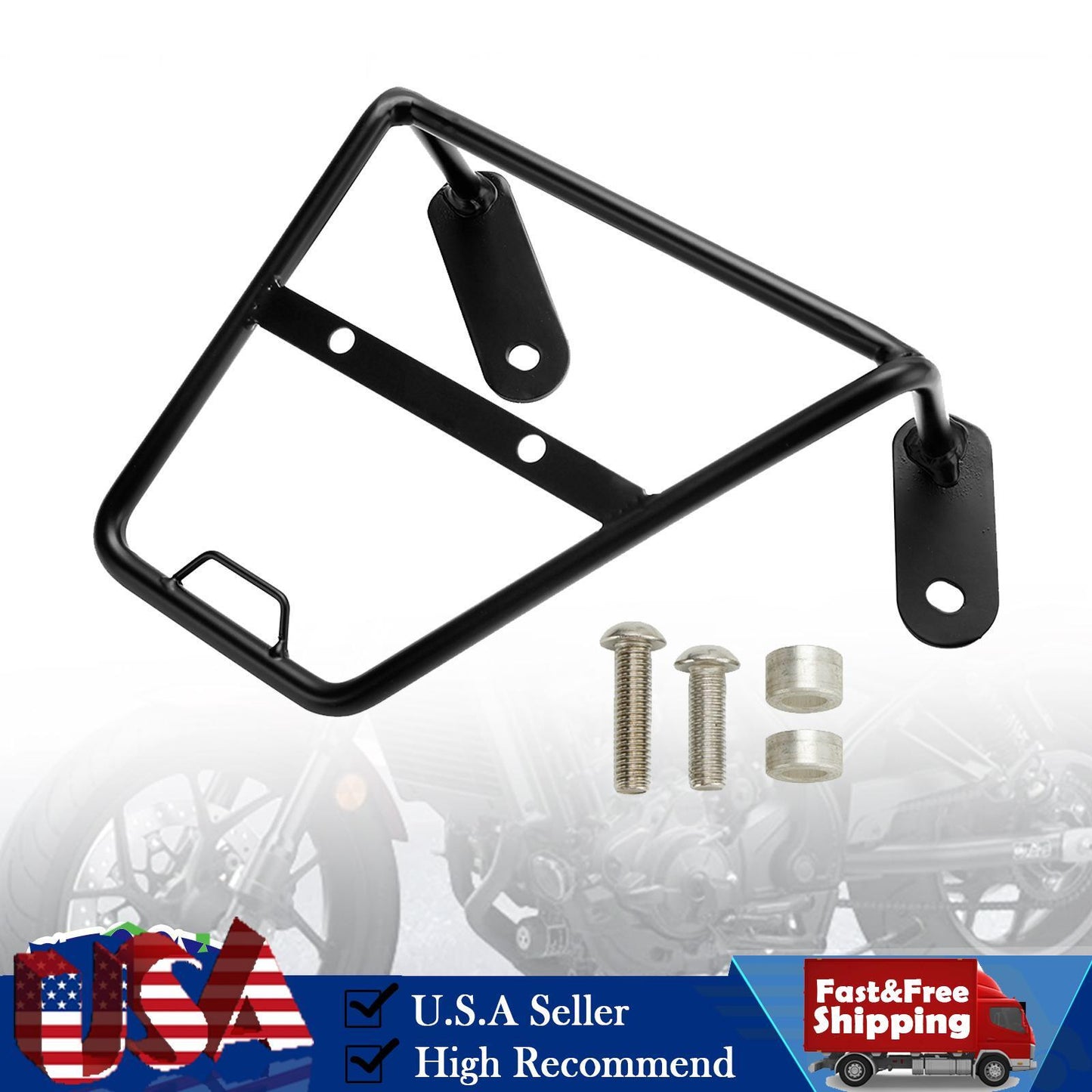 Black Saddlebag Support Mounting Bracket Right For Honda Cmx Rebel 1100 21-23