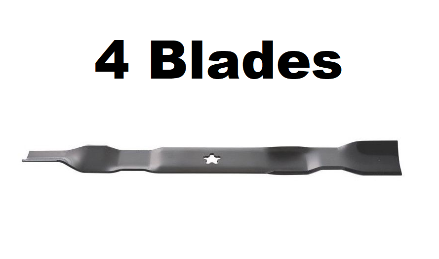 Solid Spare 195-005 Oregon 42" Mulching Blades 4 PACK for AYP, Craftsman, Husky, Poulan