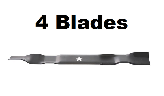 Solid Spare 195-005 Oregon 42" Mulching Blades 4 PACK for AYP, Craftsman, Husky, Poulan