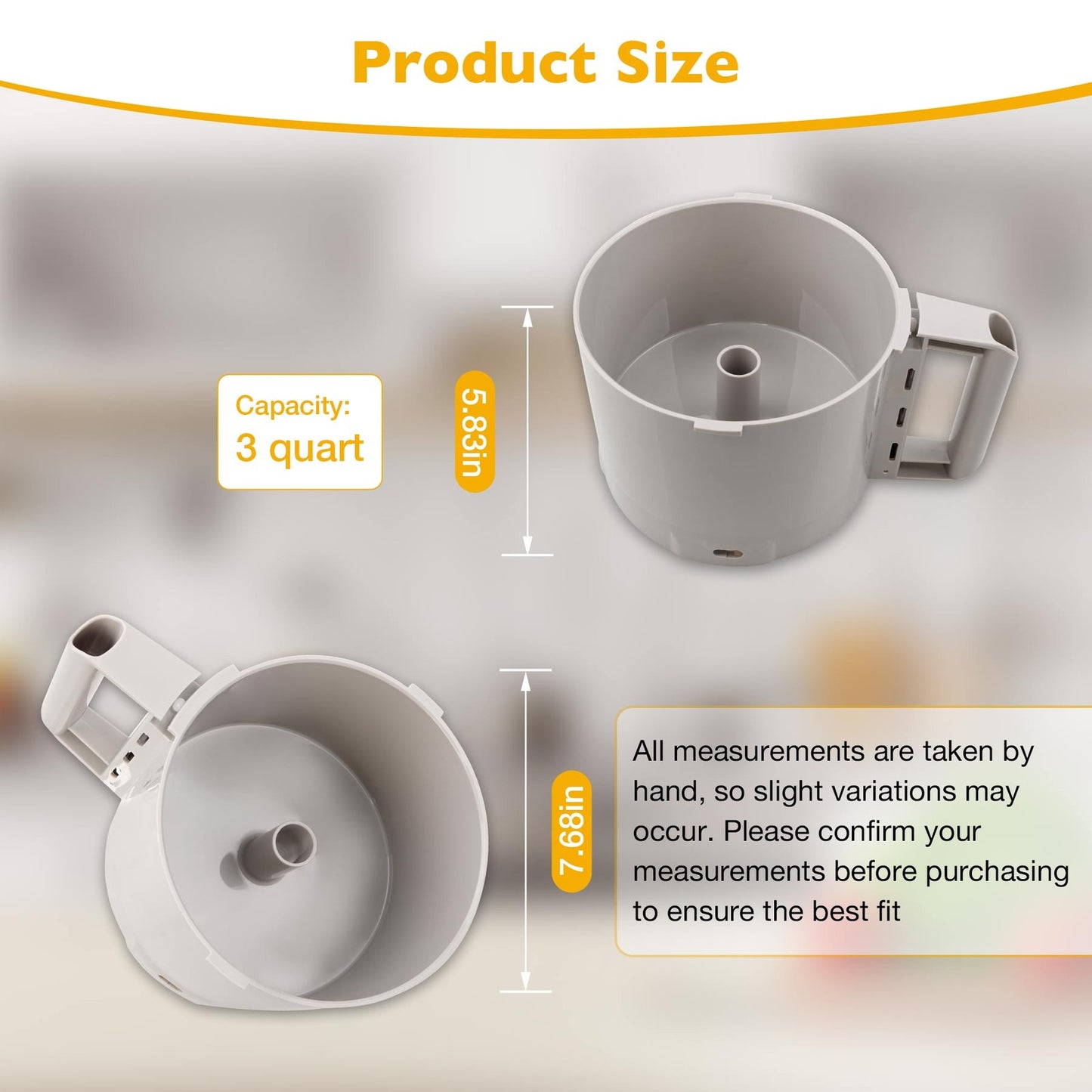 Replacement For Robot Coupe 112204S Cutter Bowl R2 R2B R2 Dice Food Processor