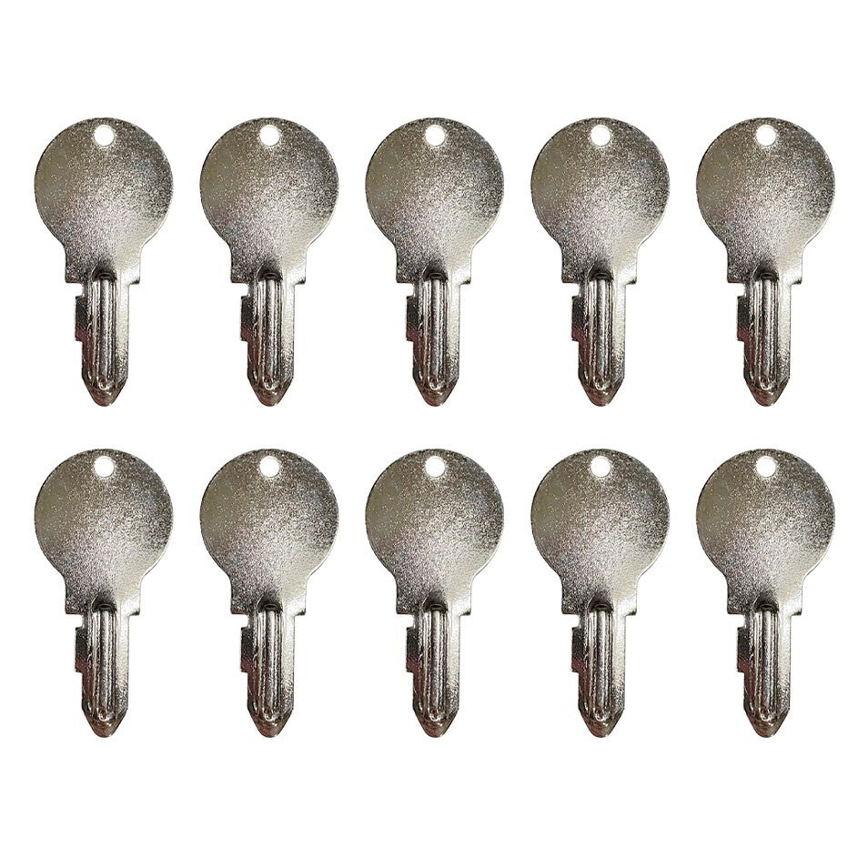 (10) Ignition Key For Kubota L & M Series Tractor - 32130-31810, 32130-31812