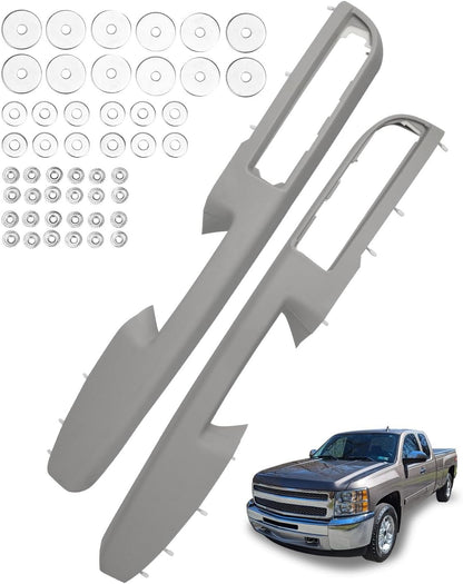 Passenger & Driver Armrest Repair Kit Fits 2010-14 Chevy Tahoe GMC Yukon XL Gray