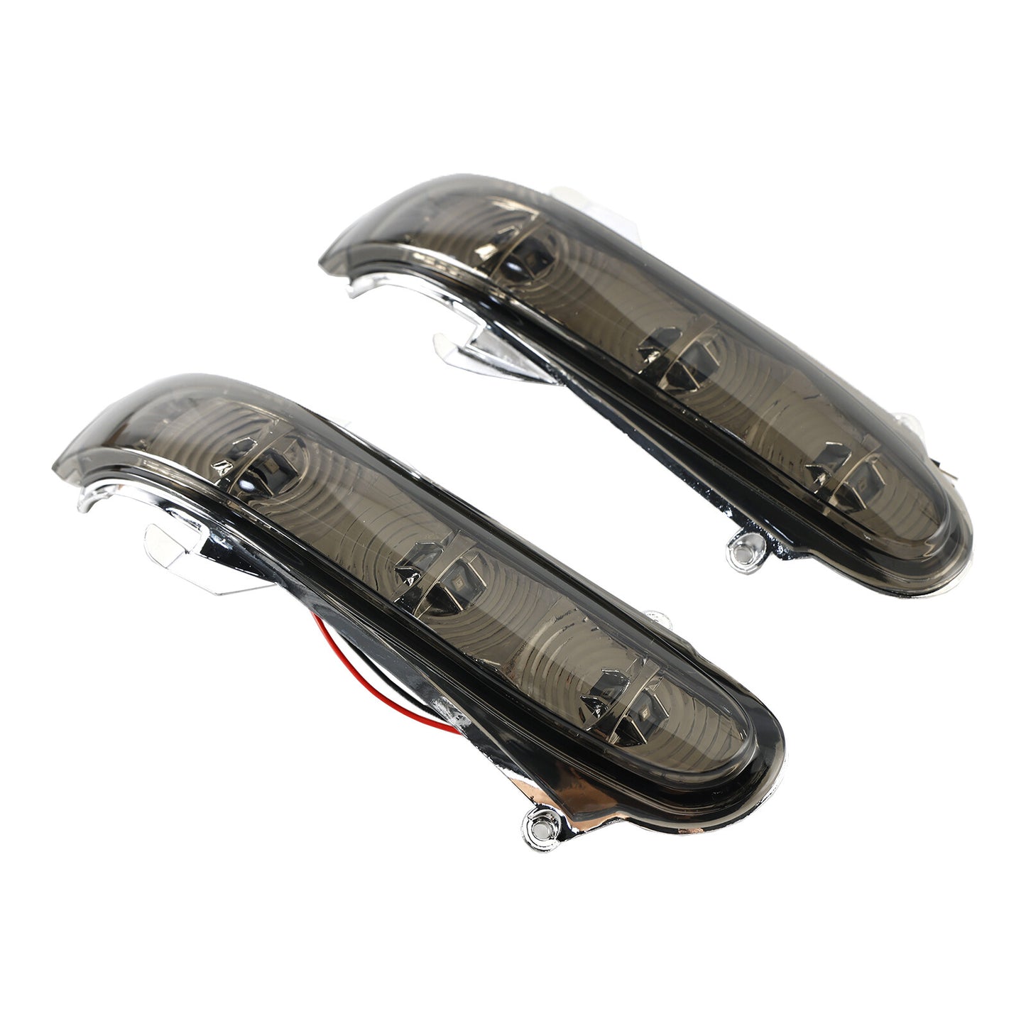 Pair Side Mirror LED Turn Signal Light For Benz S W220 CL W215 1999-2003 Gray 01