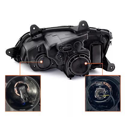 2P Headlight Fit 2008-2017 Kenworth T170 T270 T370 T470 T440 T660 Left & Right