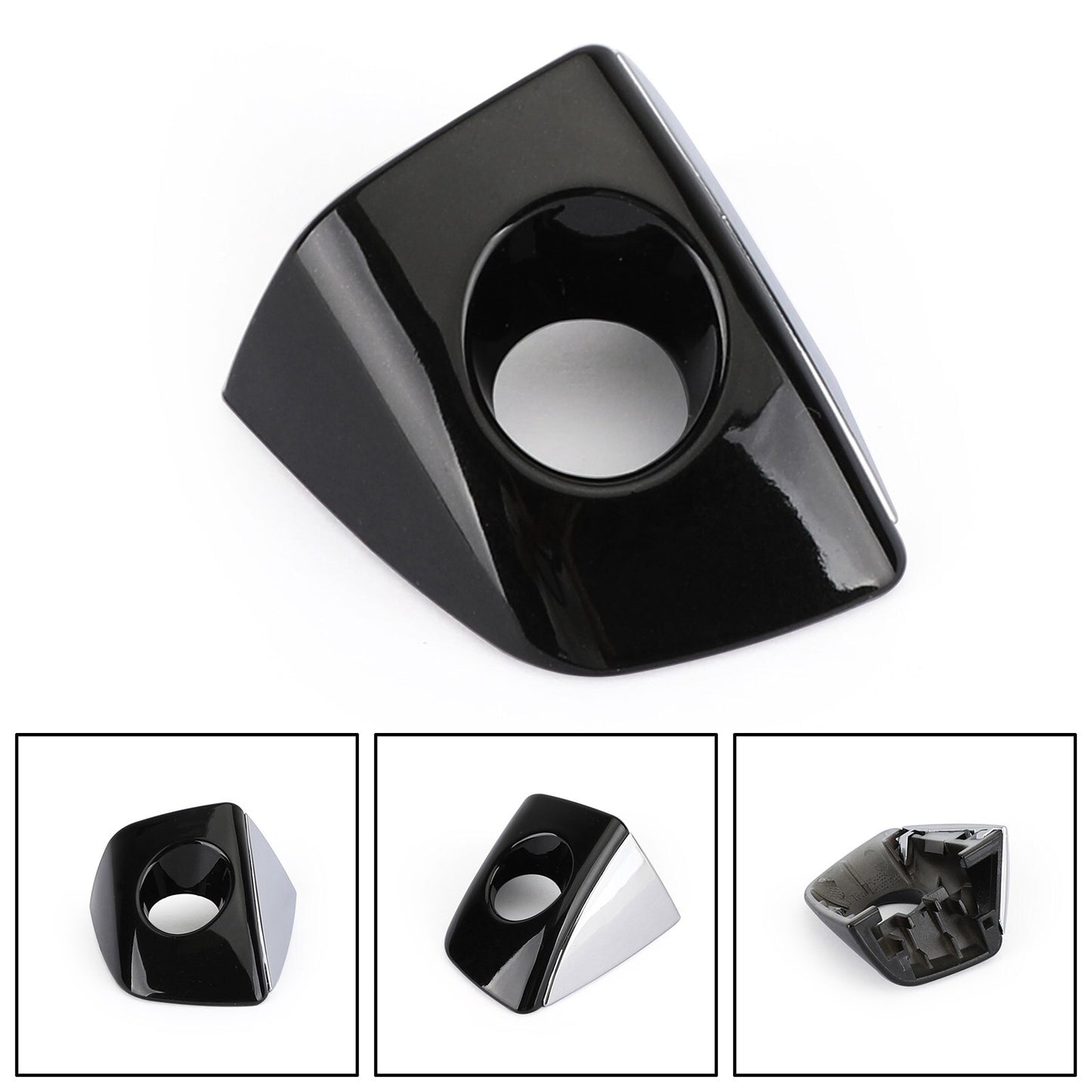 Chrome Front Left Cap Door Handle Key Hole Cover 4H1837879B Fit For AUDI